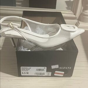 Alfani Women's Bone Mesh Slingback Heels